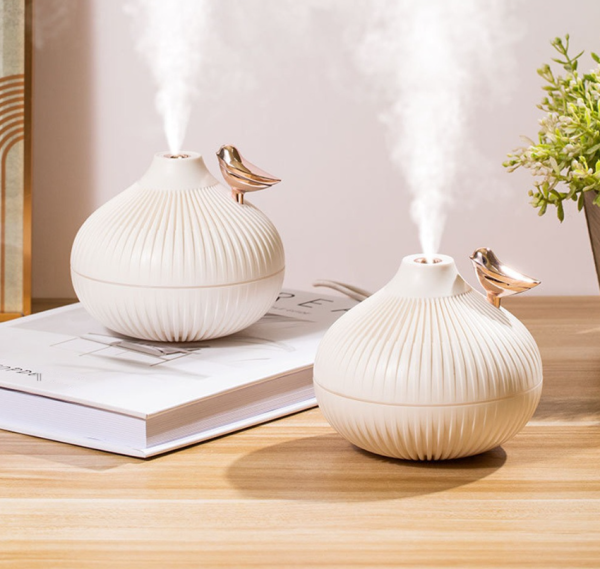 Увлажнитель (аромадиффузор) воздуха "Птичка" Onion Humidifier с функцией ночника 300 ml